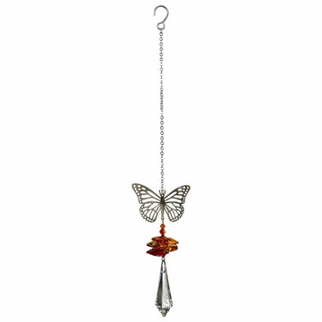One Coast - Woodstock Chimes Decor Butterfly, Dragon Fly, Bee & Monarch BUTTERFLY Nature Suncatchers-CRYSTAL FANTASYâ„¢ *